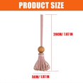 thumbnail image 3 of PU Leather Tassels Pendant for Bag Decoration Fashion Key Holder Women Handbag Accessories for Fashionable Women brown, 3 of 4