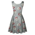 thumbnail image 5 of IROINNID Women's Sleeveless A-Line Dress Round Neckline Fashion Summer Christmas Loose Comfy Dress Prints Dress, 5 of 5