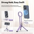 thumbnail image 3 of Soporte de trípode ULANZI MA30 magnético para iPhone Lavender, 3 of 8