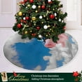 thumbnail image 6 of FMSHPON Funny Sky Flying Piggies Xmas Christmas Tree Skirt Stand Mat for Holiday Party Decoration Indoor Outdoor 36 inches, 6 of 6