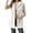 C#White472126, variant on CAIVO Women Reversible Hooded Zip Front Cardigan Vest Soft Jacket Sleeveless Solid Color Coats For Fall Winter Casual Outerwear Tops Comfort Wear