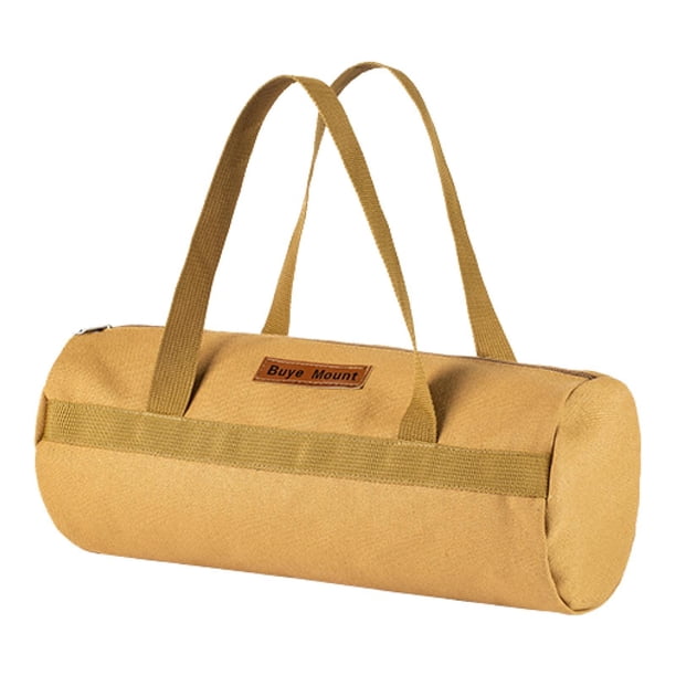 Bolsa organizadora de almacenamiento para estacas de tienda de campaña, multifuncional, de gran capacidad Caki 33cmx14cm