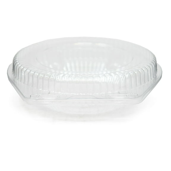 Detroit Forming OPS Plastic 6" Pie Container, LBH-601, Clear, 7" x 2.125" Depth | 350/Case
