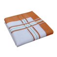 thumbnail image 4 of Pañuelos de algodón 100 % surtidos para hombre de Yjmei, paquete de 6, colores teñidos variados con bordes de rayas de satén, 4 of 5