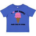 thumbnail image 3 of Inktastic I Love Daddy More Than Ice Cream Girls Toddler T-Shirt, 3 of 5