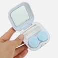 thumbnail image 4 of Unique Bargains 1 Set Contact Lens Case Portable Square Lens Storage Case Blue, 4 of 5