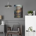 thumbnail image 5 of Luxe Metal Art 'Rome Italy Colosseum' by Pedro Gavidia, Metal Wall Art, 16"x24", 5 of 9
