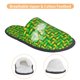 thumbnail image 3 of Fotbe Corn 4 Pantuflas Peludas para Mujer con Estampado, Zapatillas de Peluche, Zapatos de Invierno para Casa, Uso Interior y Exterior-Large, 3 of 8