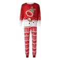 thumbnail image 2 of Family Matching Christmas Pajamas, Baby Romper/Pet Clothes/Deer Snowfalke Pattern Tops and Pants Sleepwear Set, 2 of 10