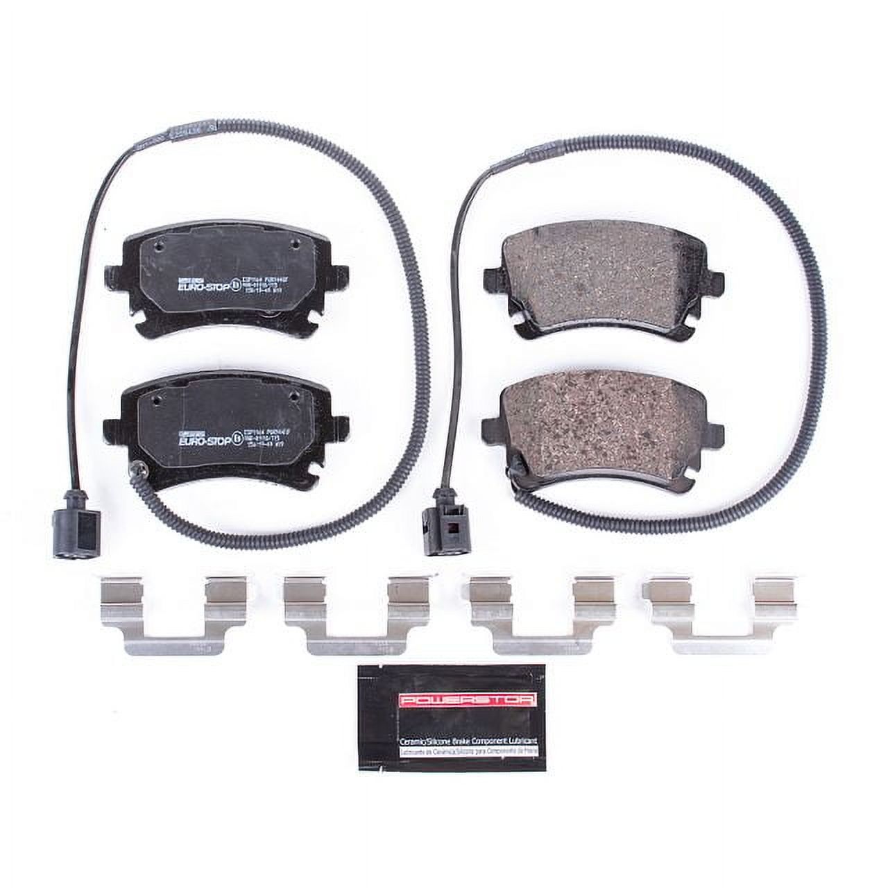 Power Stop Rear Euro-Stop ECE-R90 Certified Brake Pad ESP1164