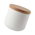 thumbnail image 2 of Boîte de Rangement en Céramique Durable pour Céréales, Conteneur de Rangement de Cuisine, Étui de Rangement Scellé (Blanc, Petit), 2 of 8