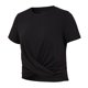 thumbnail image 1 of Ropa de verano de gran tamaño para fitness, ropa de yoga, blusa holgada de manga corta para mujer, ropa de secado rápido, blusa de yoga, ropa de fitness, 1 of 4