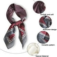 thumbnail image 3 of Scarf Medium Square Satin Head Scarf for Women, 3 of 5