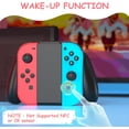 thumbnail image 4 of Manette Switch pour Nintendo Switch, Télécommande Switch Joy Pad Supporte Double Vibration/contrôle de Mouvement/screenshot/réveil (Rouge et Bleu), 4 of 7