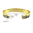 thumbnail image 2 of Pulsera inspiradora, pulsera conmemorativa, pulsera conmemorativa de acero inoxidable, brazalete con grabado de olas, diseño revolucionario, 2 of 7