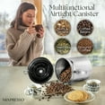 thumbnail image 5 of Mixpresso 16 Oz Stainless Steel Airtight Coffee Canister Vacuum Sealed, 5 of 10