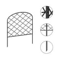 thumbnail image 4 of 24" (H) x 10FT (L) Metal Decorative Garden Fence Outdoor Patio Barrier Compact Spacing, 4 of 6