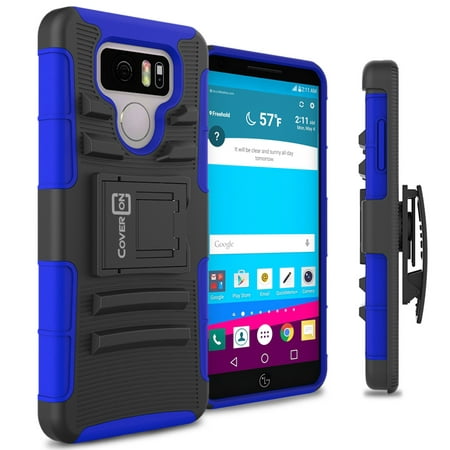 CoverON LG G6 / G6 Plus Case, Explorer Series Protective Holster Belt Clip Phone (Lg G6 Best Phone)