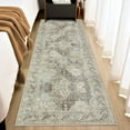 thumbnail image 7 of EastVita Area Rugs Carpets 980Gsm 100% Polyester Terry Velvet 200 Washed Folded Printed Carpet-Persia-Rubble brown 2*6ft, 7 of 7