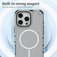 thumbnail image 3 of ELEHOLD Rugged Magnetic Case For iPhone 15 Pro Max, Compatible With Mag-Safe Military Grade Shockproof Wireless Charging Protective Cover For iPhone 15 Pro Max,Darkblue, 3 of 9