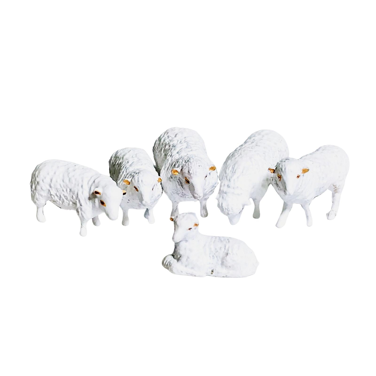 LeeQinersw 1:64 Painted Figurines Mini People Model for Miniature Scenes DIY Projects