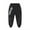 Black, variant on CSCHome 3-12Y Toddler Boys down Snow Pants Kids Girls Windproof Lightweight Elastic Waist Trousers Winter Warm down Pants