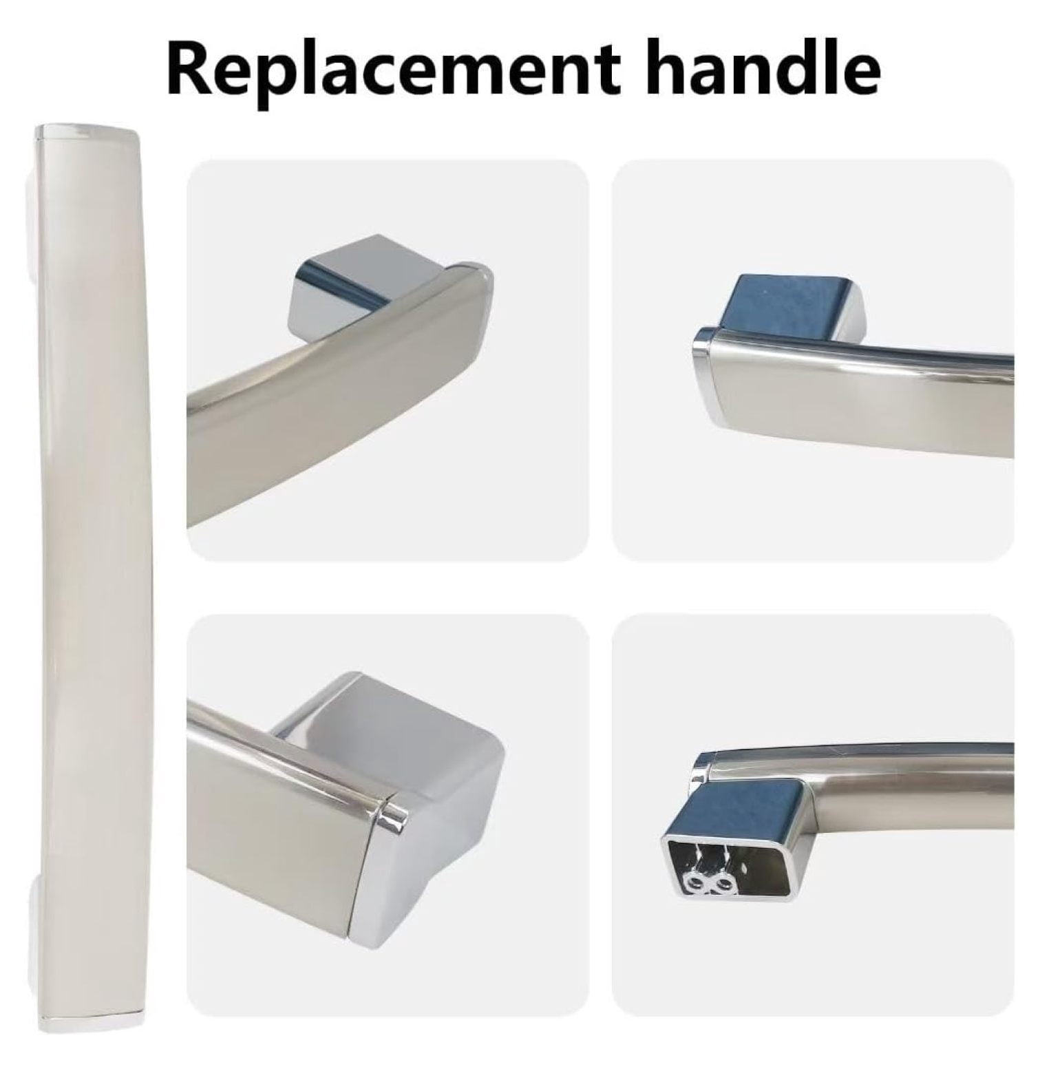 WB15X26821 Microwave Door Handle Replacement for Microwave Parts JVM6175EK1ES, JVM6175EK2ES, Replaces PS11736302, EAP11736302 WB15X20402-9.84"x1.2" by