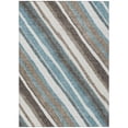 thumbnail image 2 of Addison Rugs Chantille Indoor/Outdoor Transitional Stripes Taupe Machine Washable Rectangle Rug, 8' x 10', 2 of 8