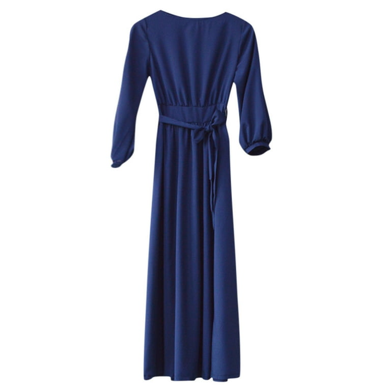 Selone Formal Wedding Guest Dresses for Women Cocktail Dresses Long Sleeve Rehearsal Dinner Dress Plus Size Evening Dresses Maxi Prom Dresses Party