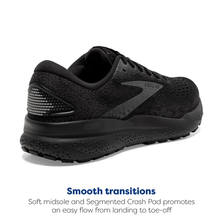 BROOKS, Women‚Äôs Ghost 16 Neutral Running Shoe, 7.5 Narrow, Black