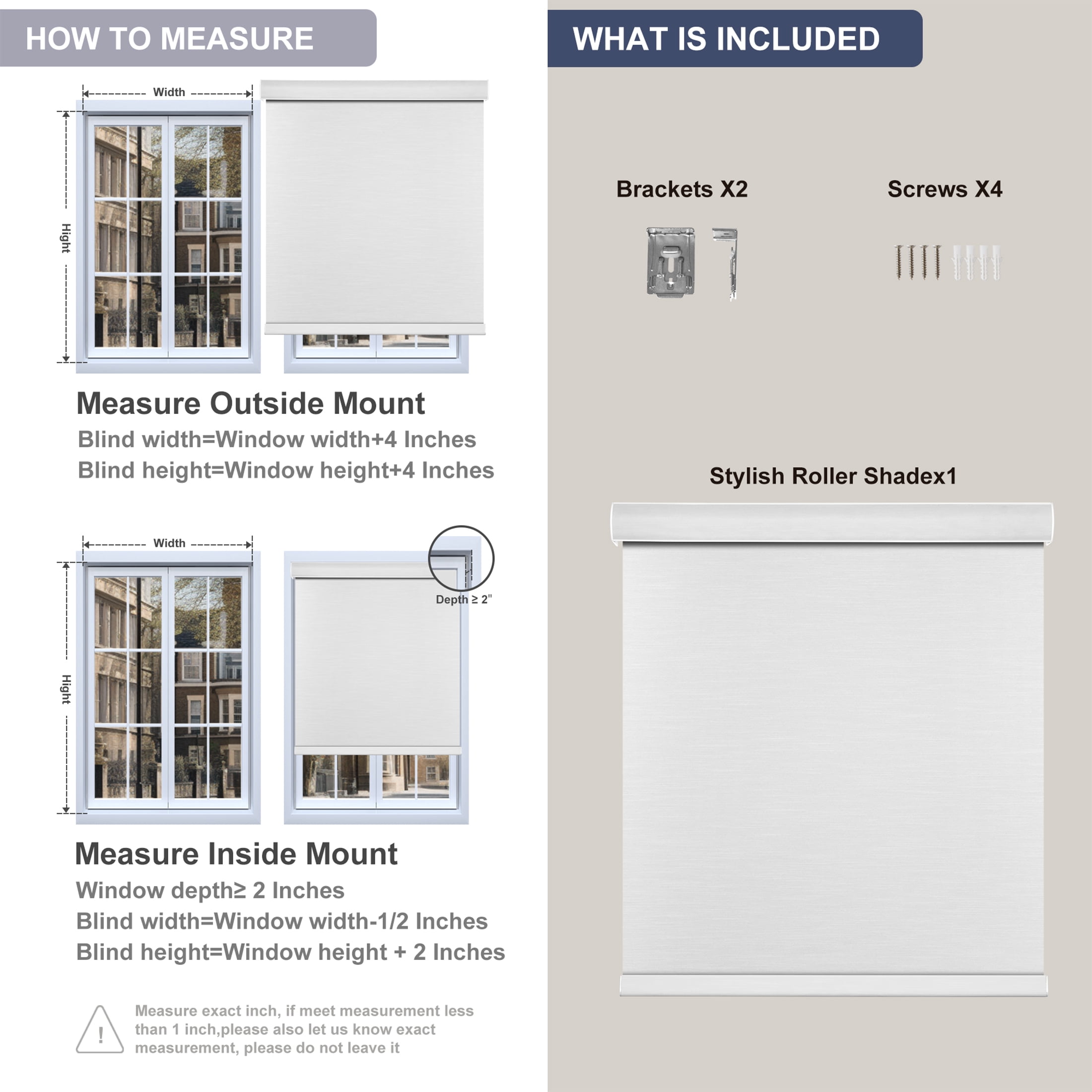 Blackout Roller Shades for Windows,Cordless,Roller Blinds for Windows,Thermal Insulated Fabric Window Blinds for Home,Office,Bedroom,Door, Pure White, 27"W x 72"H