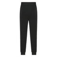 thumbnail image 4 of HOOMEUMY Men's Sweatpants Drawstring Joggers Elastic Waist Thicken Fleece Sweatpants with Pockets Tapered Lounge Pants Black XXL, 4 of 5
