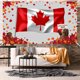 thumbnail image 5 of Decoraciones Del Día De Canadá Feliz Día De Canadá Bandera Para Garaje Del Día De Canadá 2025 70 X 157 Pulgadas, 5 of 5