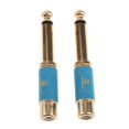 thumbnail image 1 of Adaptador de audio y video Adaptador De Audio Y Vídeo Macho A RCA Hembra De 6,5 Mm Chapado En Oro Azul azul Magideal Adaptador de audio y video, 1 of 6