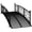 Black#2, variant on Outdoor Garden Accessories, 7' Metal Arch Garden Bridge with Safety Siderails, Decorative Arc Footbridge with Delicate Scrollwork "S" Motifs for Backyard Creek, Stream, Fish Pond, Black