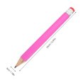 thumbnail image 2 of OULII 2Pcs Pink Cylindrical Handwriting Pencils for Kindergarten 13X1.2X1.2in, 2 of 8