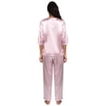 thumbnail image 6 of Pajamas Set for Women Two Piece PJS Sets Shorts - Womens Silk Satin Pajamas Comfortable Soft Loungewear Sleepwear Set 2023 S-XXL, 6 of 7