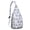 White-11, variant on Ethnic Print Elephant Sling Backpack - Bohemian Tribal Pattern Shoulder Bag, Multi-Functional Pack with Adjustable Strap