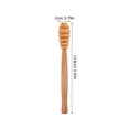 thumbnail image 5 of Wood Honey Dipper Rod Wooden Honey Stirrer Portable Small Honey Dipper Stick Kitchen Supply, 5 of 6