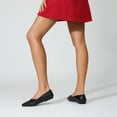 thumbnail image 2 of RONILURN Women's Square Toe Slip On Flats Comfortable Casual Dress Ballet Flats for Work & Daily, 2 of 9