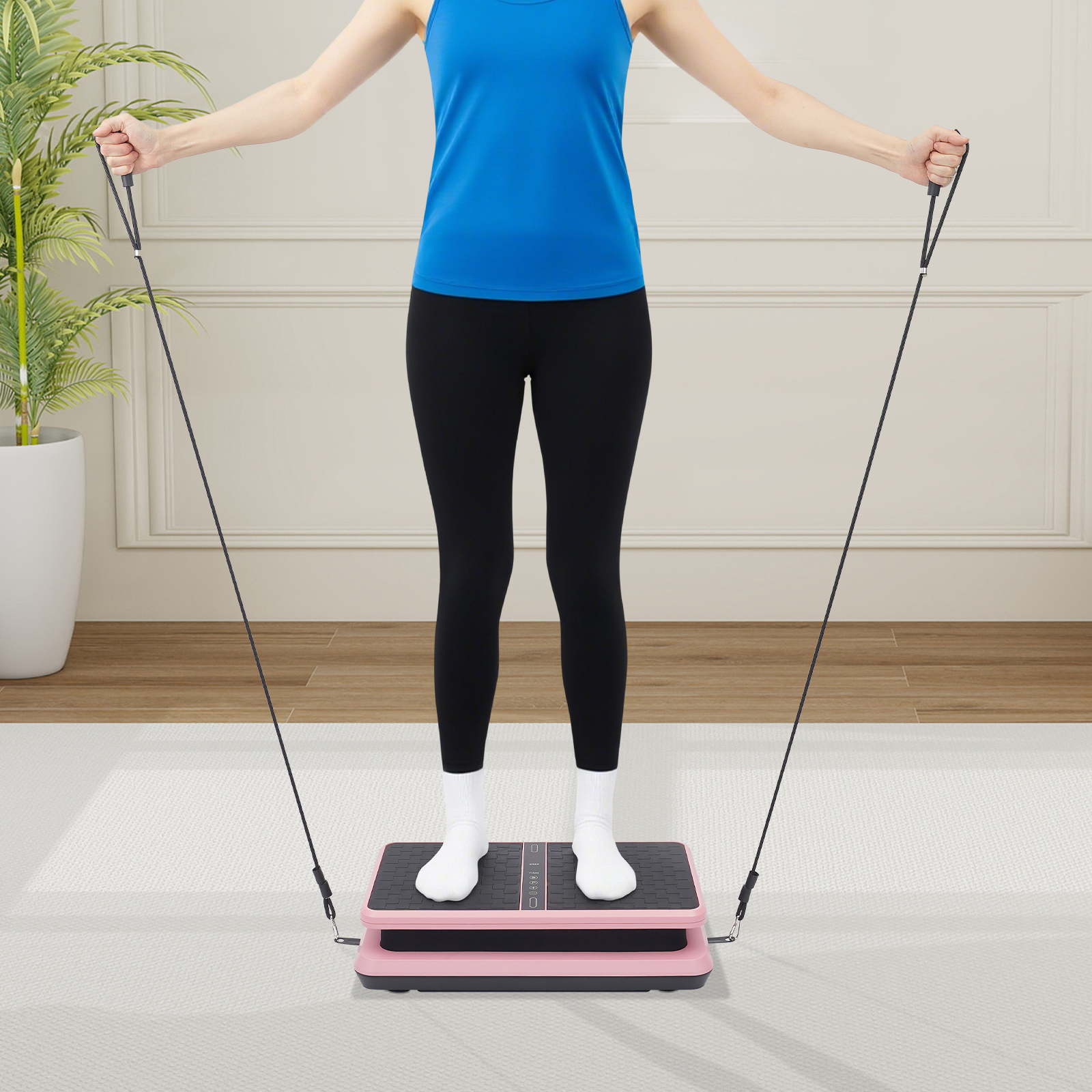 ToppiJoy 99 Speeds Vibration Plate Exercise Machine, Vibrating Platform, Workout Shake Board with Remote Control for Homes, Gyms