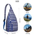 thumbnail image 4 of Sports Enthusiast Sling Backpack - Durable Crossbody Shoulder Bag with Ball Inspired Design, 4 of 4
