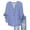 502_Blue, variant on Short Sleeve Shirts for Women Spring Fashion Clothing Bell Loose Fit Clothes Comfortable Ladies Tops And Blouses Black