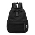 thumbnail image 2 of Stylago School Backpack for Women Medium Corduroy Bookbag College Students Casual Travel Laptop Bag Multiple Pockets Daypack Black, 2 of 5