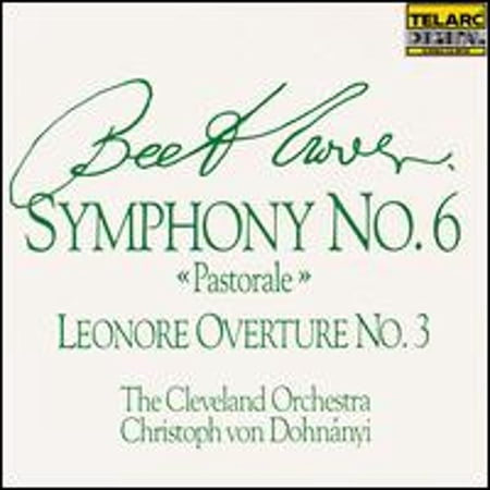Pre-Owned Beethoven: Symphony No. 6  Pastorale ' Leonore Overture No. 3 (CD 0089408014529) by Cleveland Orchestra  Christoph von DohnÃ¡nyi (conductor)