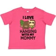 thumbnail image 3 of Inktastic I Love Hanging out with My Mommy with Sloth Boys or Girls Toddler T-Shirt, 3 of 5
