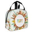 thumbnail image 2 of Honeii World Travel3 Print Lunch Bag Women, Lunch Box Lunch Bag for Women Adult Men, Small Leakproof Cute Lunch Tote Large Capacity Reusable, 2 of 8