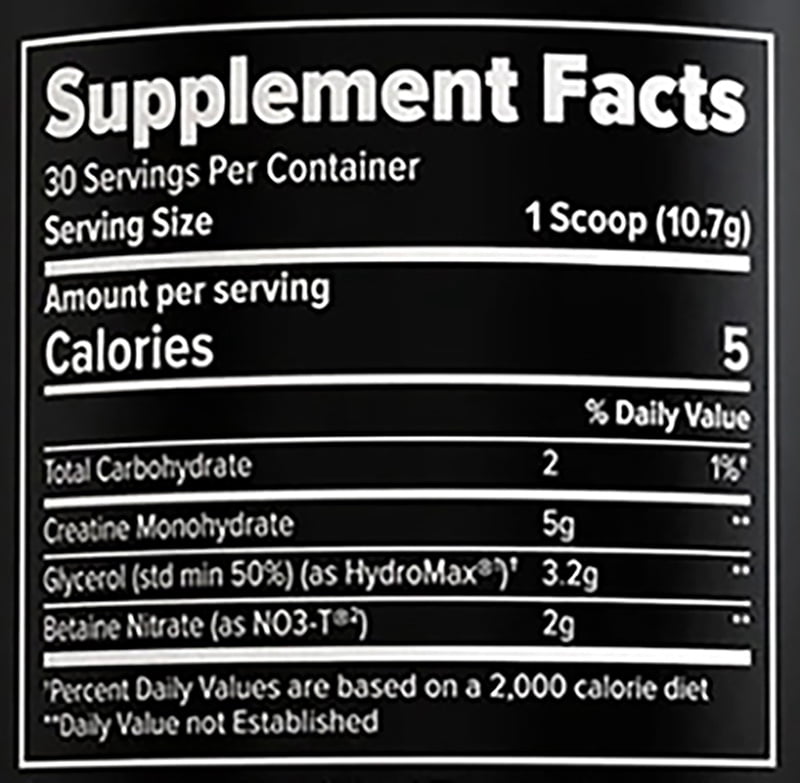 Purus Noxygen Black Unflavored Pump Preworkout Accelerator 11.3 oz