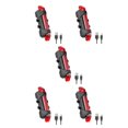 thumbnail image 2 of relayinert USB Bike Tail Light Bicycle Safety Cycling Reminding Rear Lamp Waterproof Taillight Wide Range Accessories Gear Red 5Set, 2 of 5