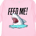 thumbnail image 4 of Inktastic Feed Me with Shark Head Boys or Girls Long Sleeve Toddler T-Shirt, 4 of 5
